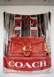 Coach Red Heart Bag Print Flannel Sofa Throw Blanket C261